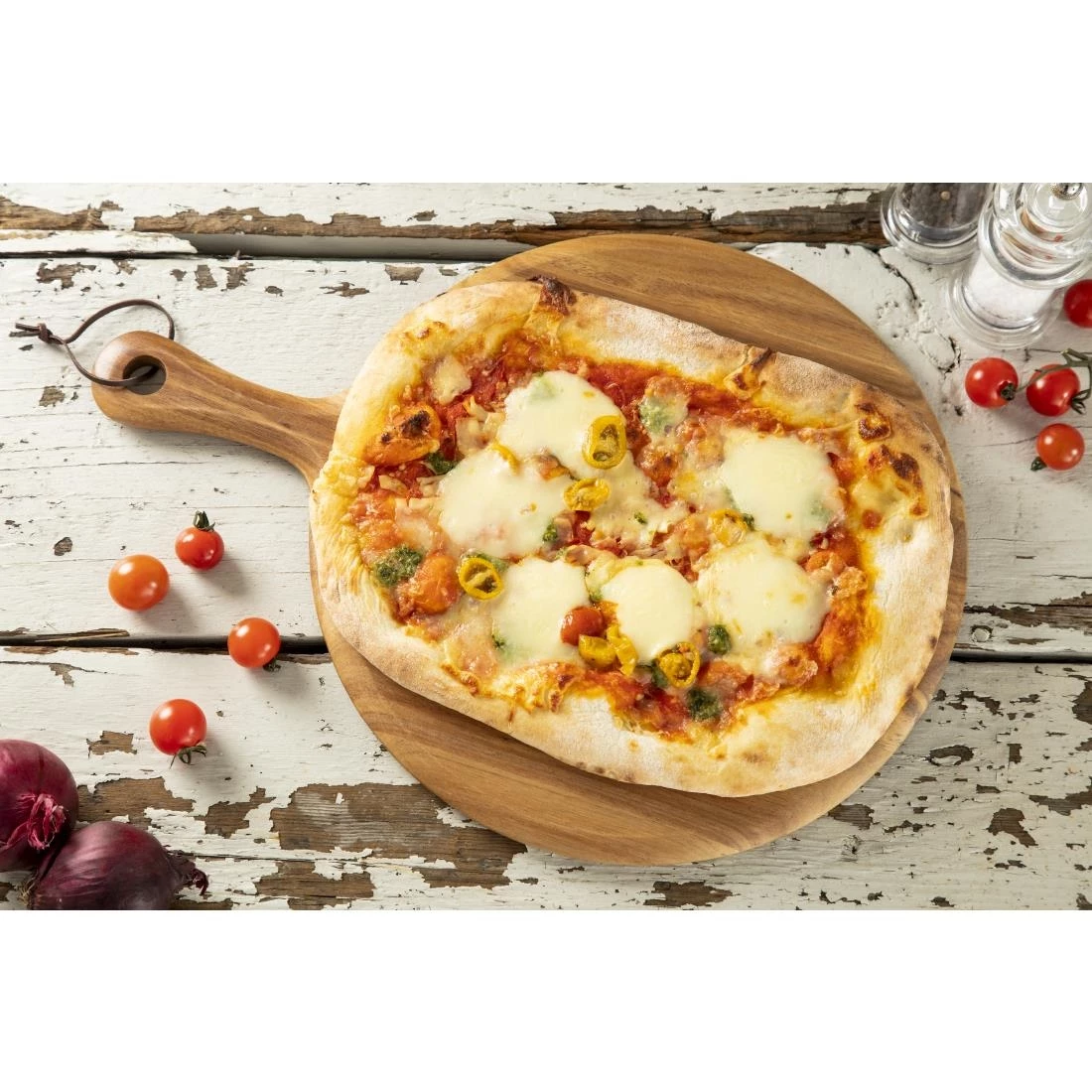 Cheap ๐ Olympia Acacia Wood Round Pizza Paddle Board 330mm โ๏ธ 8 Cheap ๐ Olympia Acacia Wood Round Pizza Paddle Board 330mm โ๏ธ - Image 8