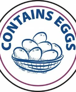 Coupon ⌛ Vogue Food Allergen Label Egg (Pack Of 1000) 🎁