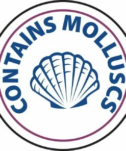 Best Sale 🔔 Vogue Food Allergen Label Molluscs (Pack Of 1000) ⌛