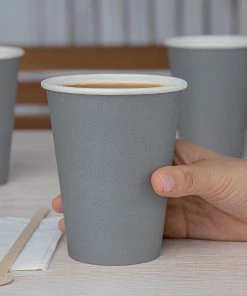 Hot Sale 🌟 Fiesta Recyclable Coffee Cups Single Wall Charcoal 340ml / 12oz (Pack Of 1000) ❤️ 11 Hot Sale 🌟 Fiesta Recyclable Coffee Cups Single Wall Charcoal 340ml / 12oz (Pack Of 1000) ❤️ -Cleaning & Janitorial Supplies Shop gp416 hotcups4
