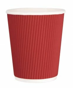 Top 10 โ Fiesta Recyclable Coffee Cups Ripple Wall Red 225ml / 8oz โ
