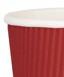 Top 10 ⌛ Fiesta Recyclable Coffee Cups Ripple Wall Red 225ml / 8oz ⌛ 12 Top 10 ⌛ Fiesta Recyclable Coffee Cups Ripple Wall Red 225ml / 8oz ⌛ -Cleaning & Janitorial Supplies Shop gp424 hotcups5