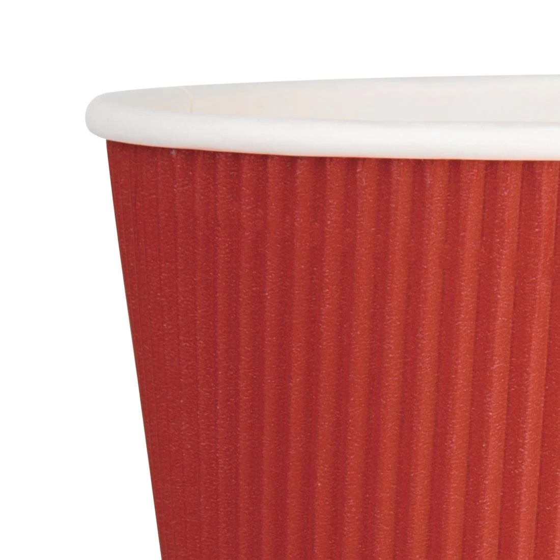 Best Pirce 💯 Fiesta Recyclable Coffee Cups Ripple Wall Red 340ml / 12oz 🔔 5 Best Pirce 💯 Fiesta Recyclable Coffee Cups Ripple Wall Red 340ml / 12oz 🔔 - Image 5