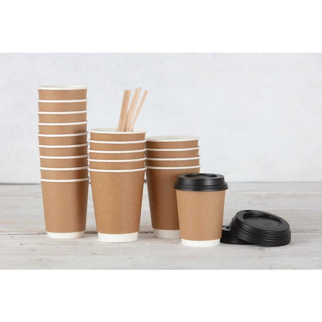 New 😍 Fiesta Recyclable Coffee Cups Double Wall Kraft 225ml / 8oz ✔️ 7 New 😍 Fiesta Recyclable Coffee Cups Double Wall Kraft 225ml / 8oz ✔️ - Image 7