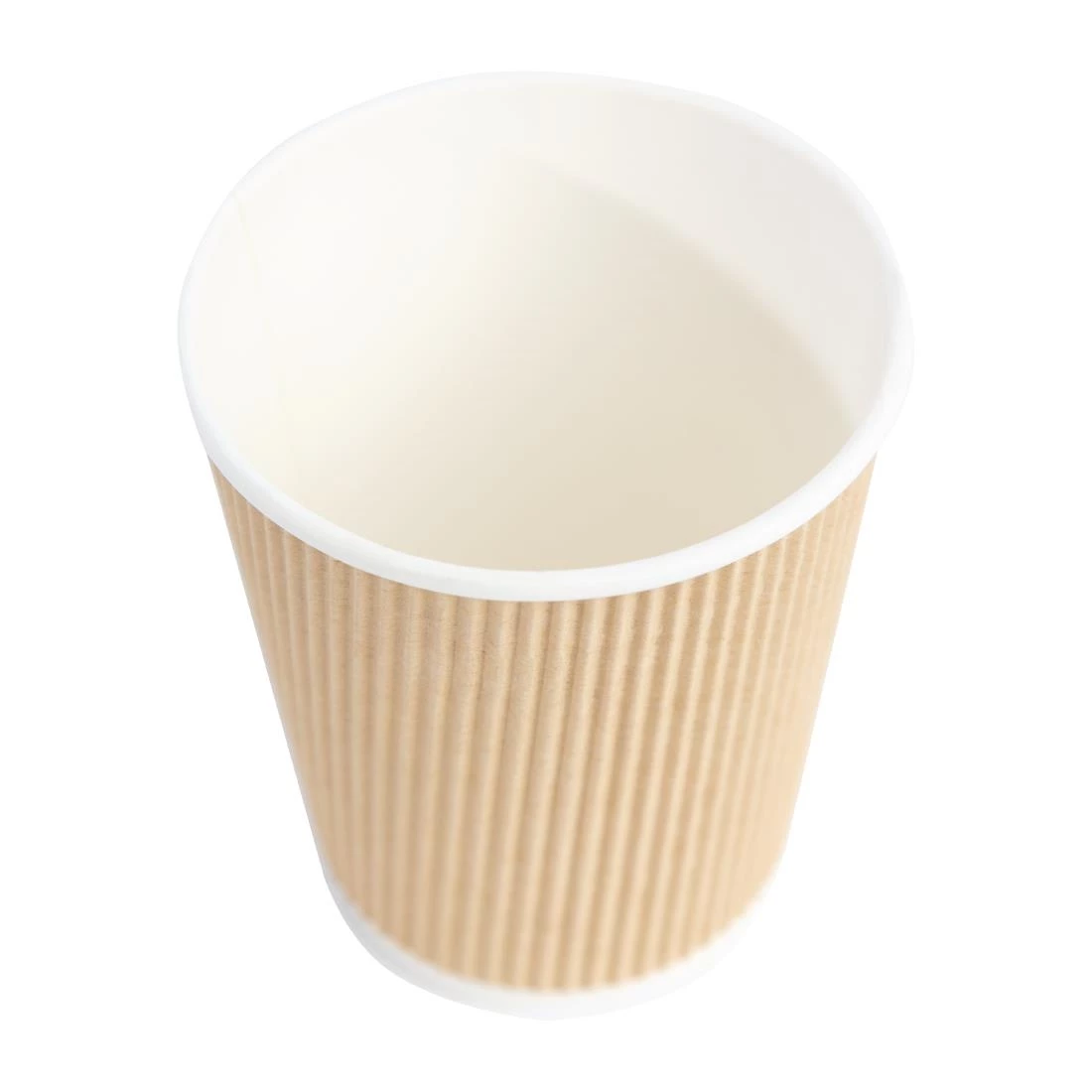 Best Sale 🛒 Fiesta Recyclable Coffee Cups Ripple Wall Kraft 225ml / 8oz 🛒 2 Best Sale 🛒 Fiesta Recyclable Coffee Cups Ripple Wall Kraft 225ml / 8oz 🛒 - Image 2