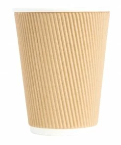 Best Pirce 👏 Fiesta Recyclable Ripple Wall Takeaway Coffee Cups Kraft 340ml / 12oz 🔥 8 Best Pirce 👏 Fiesta Recyclable Ripple Wall Takeaway Coffee Cups Kraft 340ml / 12oz 🔥 -Cleaning & Janitorial Supplies Shop gp445 straighton