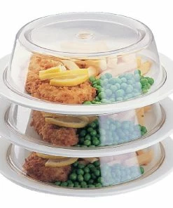 Best Pirce 🌟 Vogue Polycarbonate Plate Cover ⭐ -Cleaning & Janitorial Supplies Shop k483 k481 plate rings and covers