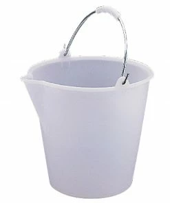 Budget 🔥 Jantex Heavy Duty Plastic Bucket White 12Ltr 🌟