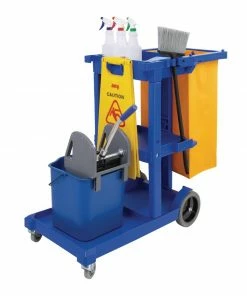 Deals 🔔 Jantex Janitorial Trolley 🤩 10 Deals 🔔 Jantex Janitorial Trolley 🤩 -Cleaning & Janitorial Supplies Shop l683 cleaningtrolleyblue5