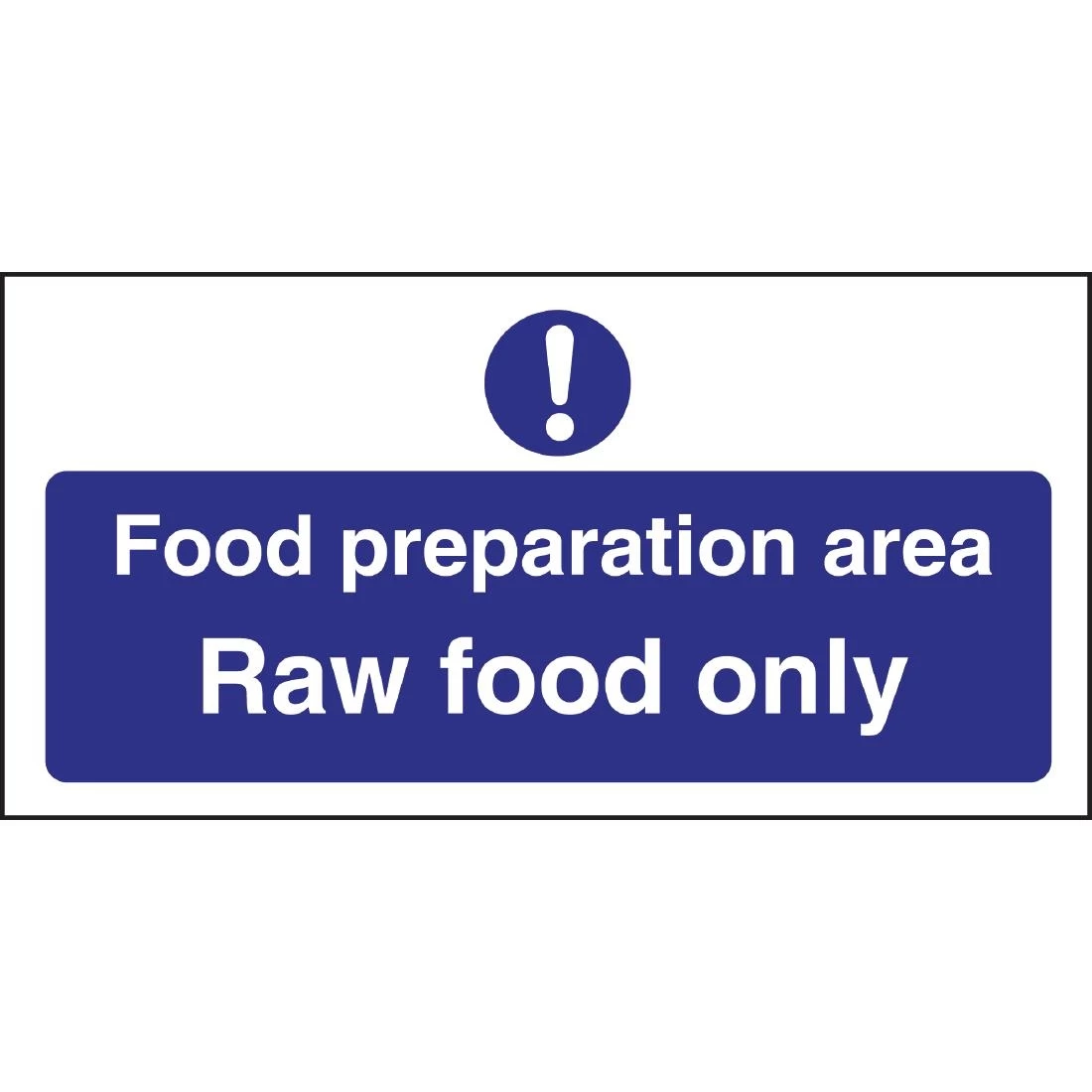 Hot Sale 😀 Vogue Food Preparation Area Raw Food Only Sign 🌟 1 Hot Sale 😀 Vogue Food Preparation Area Raw Food Only Sign 🌟