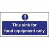Best deal 😉 Vogue This Sink For Food Equipment Only Sign 🛒