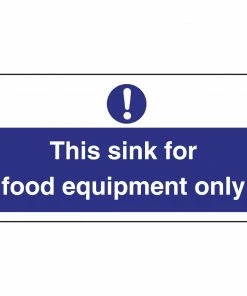 Best deal 😉 Vogue This Sink For Food Equipment Only Sign 🛒