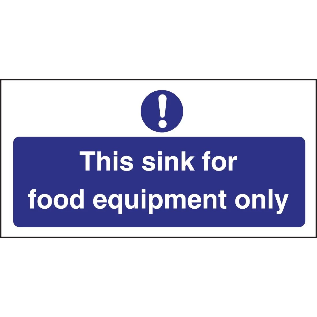 Best deal 😉 Vogue This Sink For Food Equipment Only Sign 🛒 1 Best deal 😉 Vogue This Sink For Food Equipment Only Sign 🛒