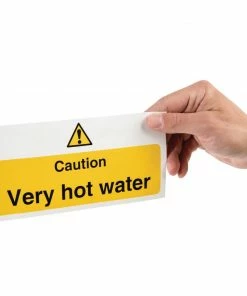 Coupon 👏 Vogue Caution Very Hot Water Sign ❤️ -Cleaning & Janitorial Supplies Shop l849 inhand