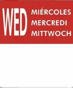 Buy 💯 Vogue Removable Day Of The Week Labels (Pack Of 7000) ✔️ -Cleaning & Janitorial Supplies Shop l933 wednesday label