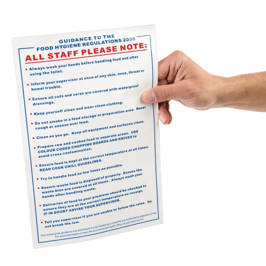 Best Pirce 🥰 Vogue Food Safety Act 2006 Guidance Sign 💯 2 Best Pirce 🥰 Vogue Food Safety Act 2006 Guidance Sign 💯 - Image 2