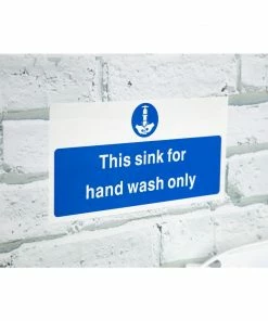 Deals ⌛ Vogue Hand Wash Only Sign 🤩 6 Deals ⌛ Vogue Hand Wash Only Sign 🤩 -Cleaning & Janitorial Supplies Shop l952 sign new 1945