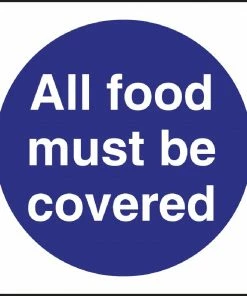 New 🤩 Vogue All Food Must Be Covered Sign 🤩