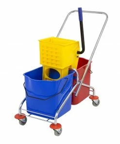 Wholesale 🌟 Jantex Dual Bucket Mop Wringer With Frame 🧨