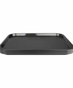 Brand new โค๏ธ Olympia Kristallon Polypropylene Fast Food Tray Black ๐ 9 Brand new โค๏ธ Olympia Kristallon Polypropylene Fast Food Tray Black ๐ -Cleaning & Janitorial Supplies Shop p501 fasttrayblack3