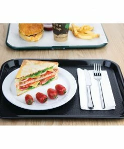 Brand new โค๏ธ Olympia Kristallon Polypropylene Fast Food Tray Black ๐ 10 Brand new โค๏ธ Olympia Kristallon Polypropylene Fast Food Tray Black ๐ -Cleaning & Janitorial Supplies Shop p501 fasttrayblack4