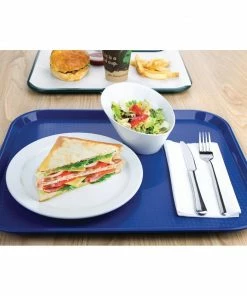 Promo ⭐ Olympia Kristallon Polypropylene Fast Food Tray Blue ⌛ 8 Promo ⭐ Olympia Kristallon Polypropylene Fast Food Tray Blue ⌛ -Cleaning & Janitorial Supplies Shop p512 fasttrayblue4