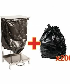 Best deal 🔥 Special Offer - Jantex Steel Sack Holder And 200 Sacks (Pack Of 200) 😉