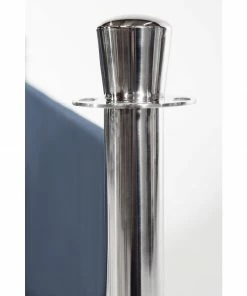 Hot Sale 🧨 Bolero Stainless Steel Flat Top Barrier Post 😍 -Cleaning & Janitorial Supplies Shop s653 secondary1