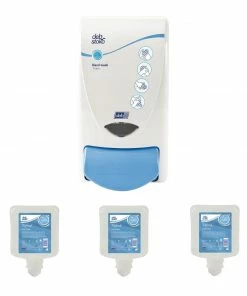 Deals ✔️ Deb Clear Foam Soap Dispenser And 3 Unperfumed Foam Hand Soaps 1Ltr ✨