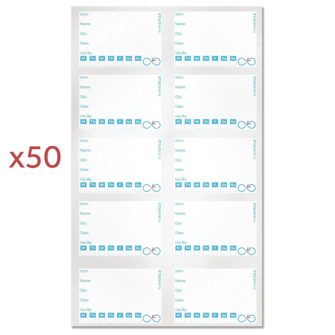 Best deal 😍 Puracycle Reusable Day Label Pack 🥰 2 Best deal 😍 Puracycle Reusable Day Label Pack 🥰 - Image 2