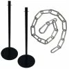 Buy 👏 Special Offer Bolero 1.5m Chrome-Plated Barrier Chain And Barrier Posts 🥰