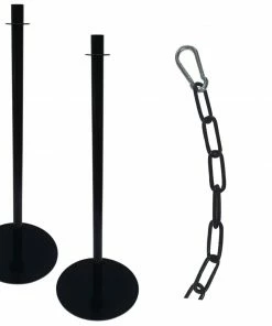 Buy ⌛ Special Offer Bolero 1.5m Black-Plated Barrier Chain And Barrier Posts 😍