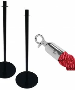 Buy ✨ Special Offer Bolero 2.5m Red Barrier Rope And Barrier Posts 🛒