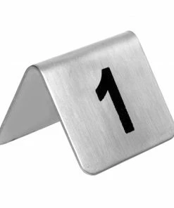 Budget ❤️ Olympia Stainless Steel Table Numbers 1-10 (Pack Of 10) 🌟