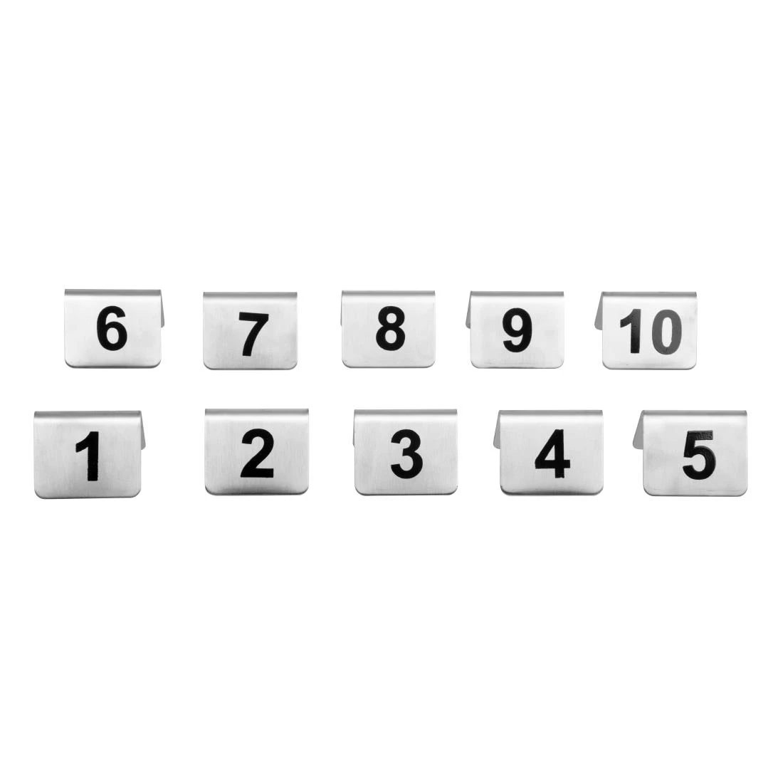 Budget โค๏ธ Olympia Stainless Steel Table Numbers 1-10 (Pack Of 10) ๐ 4 Budget โค๏ธ Olympia Stainless Steel Table Numbers 1-10 (Pack Of 10) ๐ - Image 4