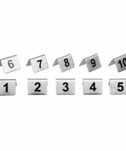 Budget โค๏ธ Olympia Stainless Steel Table Numbers 1-10 (Pack Of 10) ๐ 11 Budget โค๏ธ Olympia Stainless Steel Table Numbers 1-10 (Pack Of 10) ๐ -Cleaning & Janitorial Supplies Shop u046 new 6072