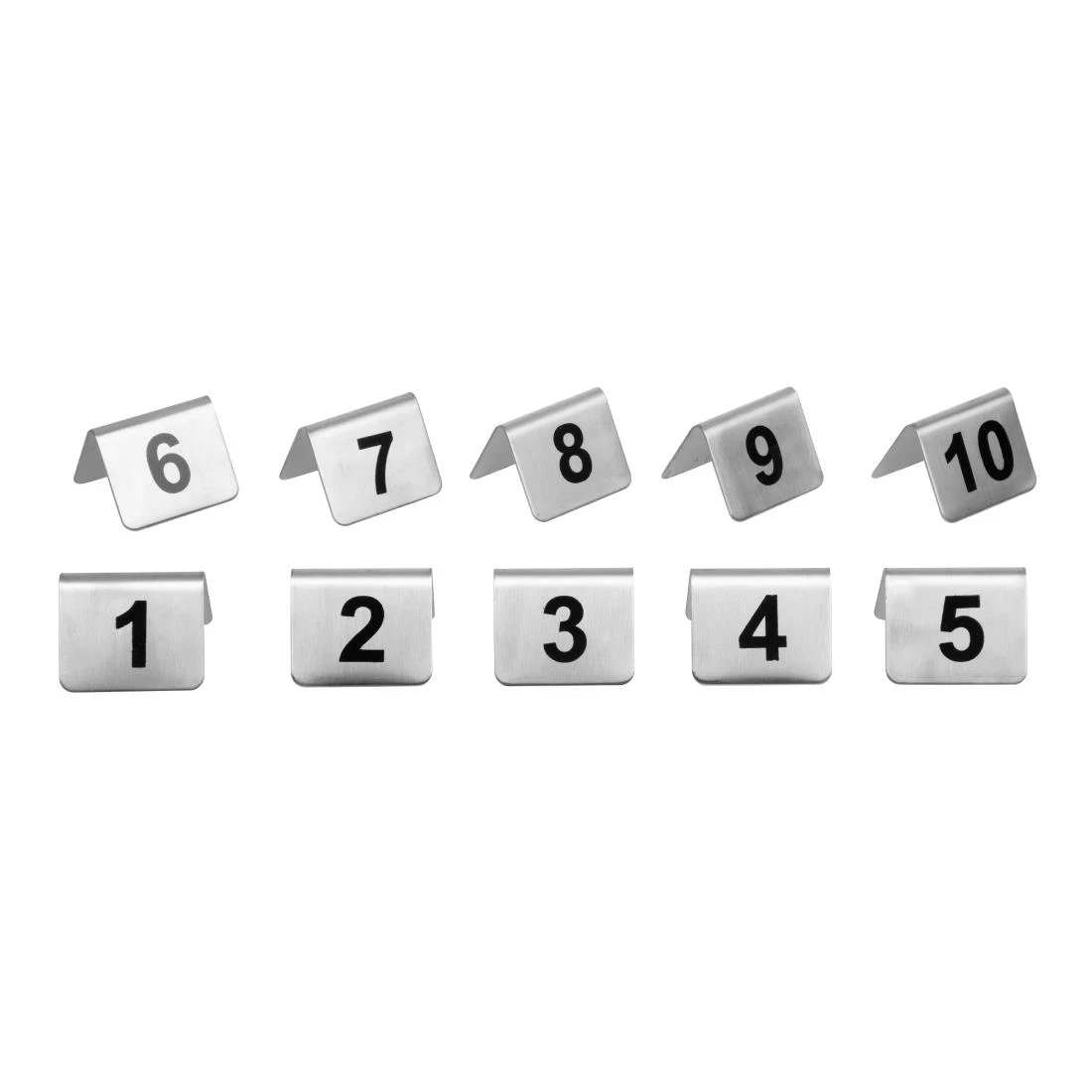 Budget โค๏ธ Olympia Stainless Steel Table Numbers 1-10 (Pack Of 10) ๐ 5 Budget โค๏ธ Olympia Stainless Steel Table Numbers 1-10 (Pack Of 10) ๐ - Image 5