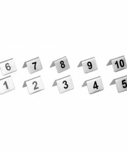 Budget โค๏ธ Olympia Stainless Steel Table Numbers 1-10 (Pack Of 10) ๐ 12 Budget โค๏ธ Olympia Stainless Steel Table Numbers 1-10 (Pack Of 10) ๐ -Cleaning & Janitorial Supplies Shop u046 new 6073