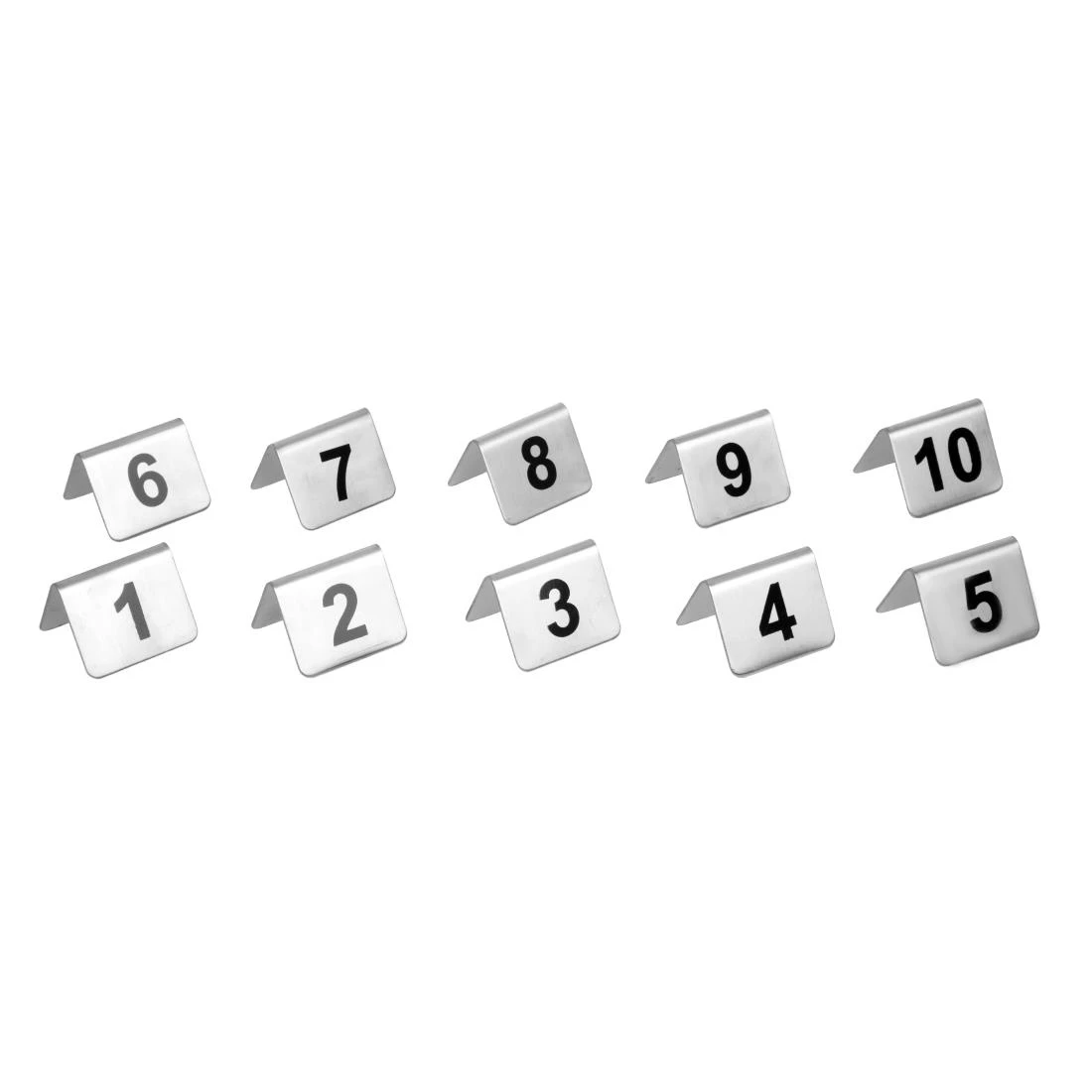Budget โค๏ธ Olympia Stainless Steel Table Numbers 1-10 (Pack Of 10) ๐ 6 Budget โค๏ธ Olympia Stainless Steel Table Numbers 1-10 (Pack Of 10) ๐ - Image 6
