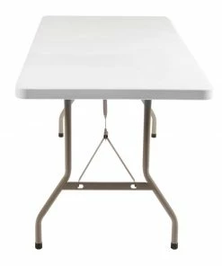 Coupon ✔️ Bolero PE Rectangular Folding Table White 5ft (Single) ✔️ -Cleaning & Janitorial Supplies Shop u544 furniture3