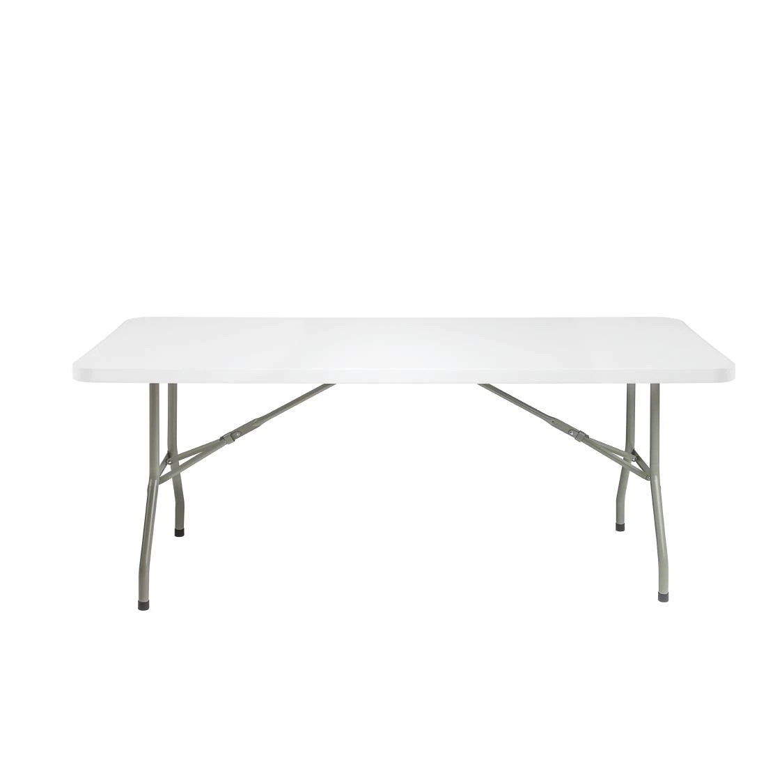 Promo 🤩 Bolero PE Rectangular Folding Table White 6ft (Single) ❤️ 3 Promo 🤩 Bolero PE Rectangular Folding Table White 6ft (Single) ❤️ - Image 3