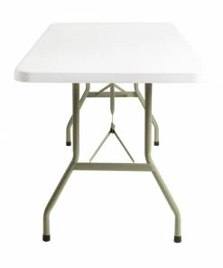 Promo 🤩 Bolero PE Rectangular Folding Table White 6ft (Single) ❤️ 12 Promo 🤩 Bolero PE Rectangular Folding Table White 6ft (Single) ❤️ -Cleaning & Janitorial Supplies Shop u579 3