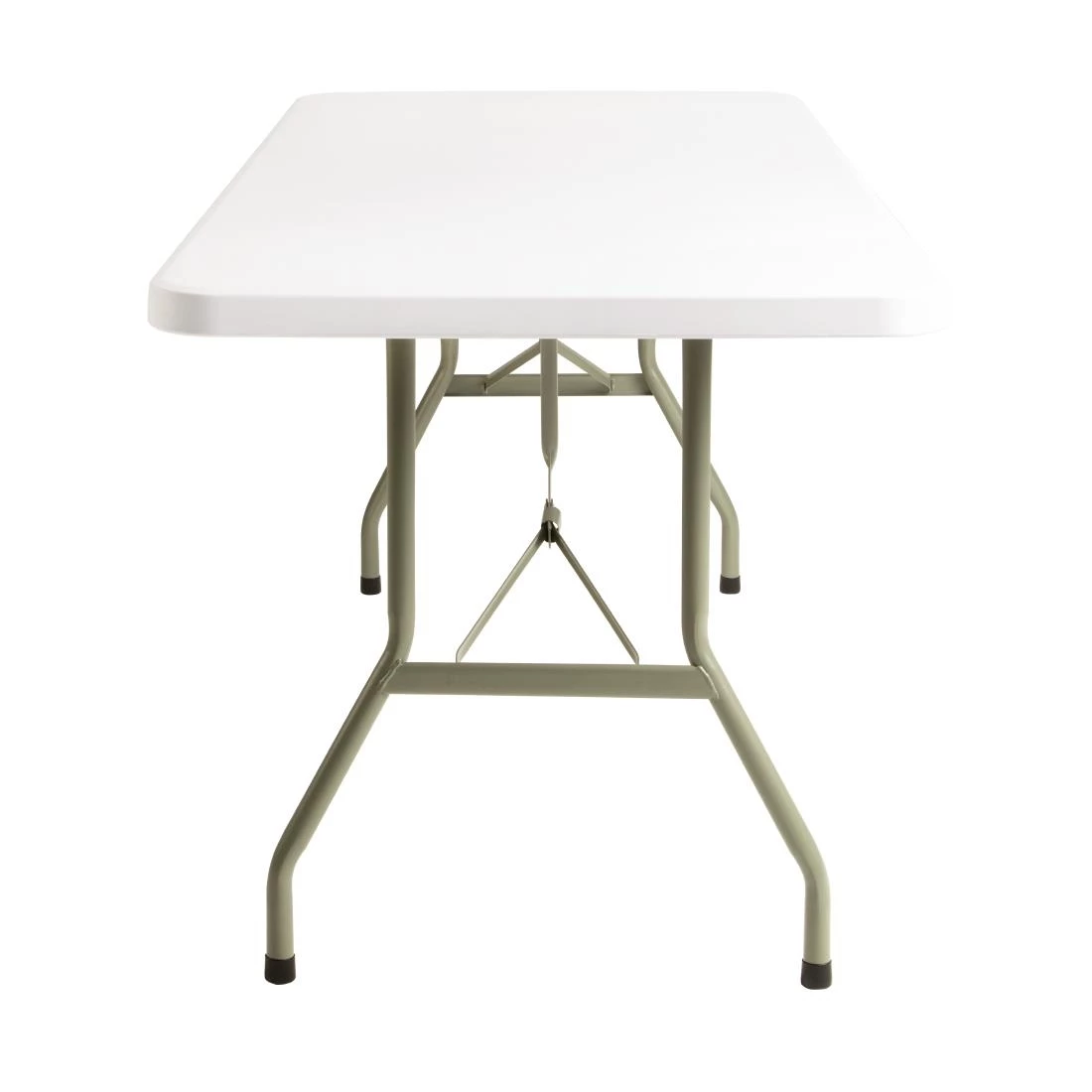 Promo 🤩 Bolero PE Rectangular Folding Table White 6ft (Single) ❤️ 4 Promo 🤩 Bolero PE Rectangular Folding Table White 6ft (Single) ❤️ - Image 4