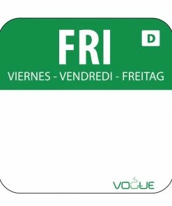 New ✔️ Vogue Dissolvable Food Rotation Labels Friday (Pack Of 1000) 🔔