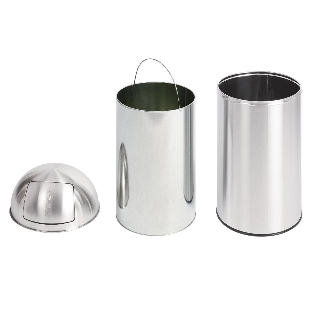 Top 10 ✨ Bolero Stainless Steel Push Top Bullet Bin Silver 40Ltr 🔔 4 Top 10 ✨ Bolero Stainless Steel Push Top Bullet Bin Silver 40Ltr 🔔 - Image 4