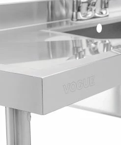 Flash Sale ✨ Vogue Stainless Steel Double Sink With Double Drainer 2400mm ✨ -Cleaning & Janitorial Supplies Shop u910 4