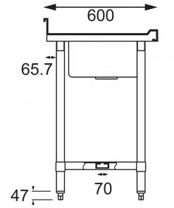 Flash Sale ✨ Vogue Stainless Steel Double Sink With Double Drainer 2400mm ✨ -Cleaning & Janitorial Supplies Shop u910 dim2