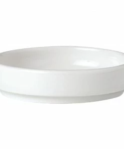 Outlet 👏 Steelite Simplicity White Stacking Ashtrays 102mm (Pack Of 12) 😍