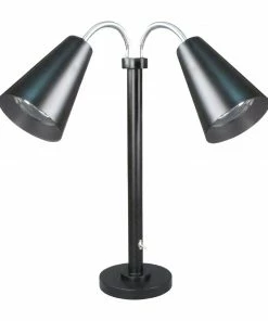 Coupon 👍 Steelite DWH Modern Double Head Heat Lamp EU Plug Black 559mm 🥰