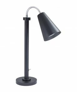 Hot Sale 🤩 Steelite DWH Modern Single Heat Lamp Black UK Plug 457mm 👍